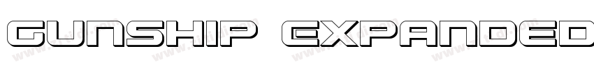 Gunship Expanded字体转换